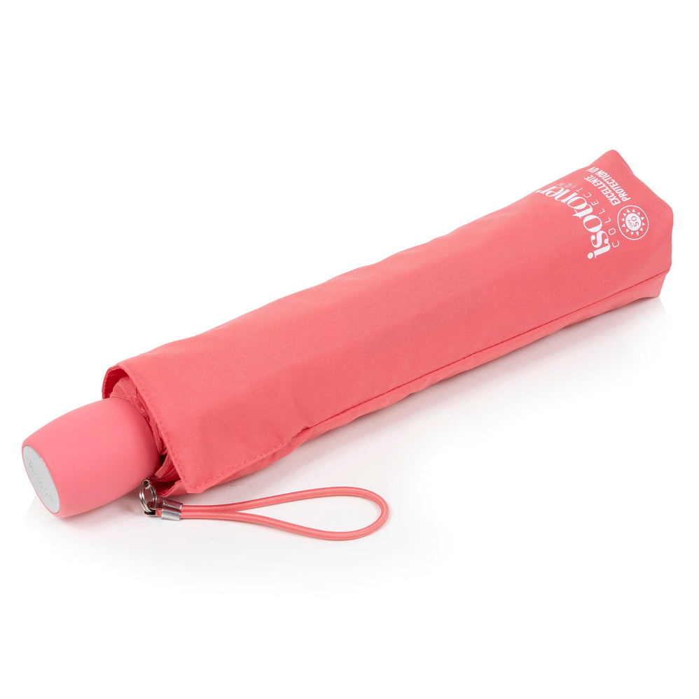 Paraguas sombrilla Coral Rosa UPF50+ - Isotoner