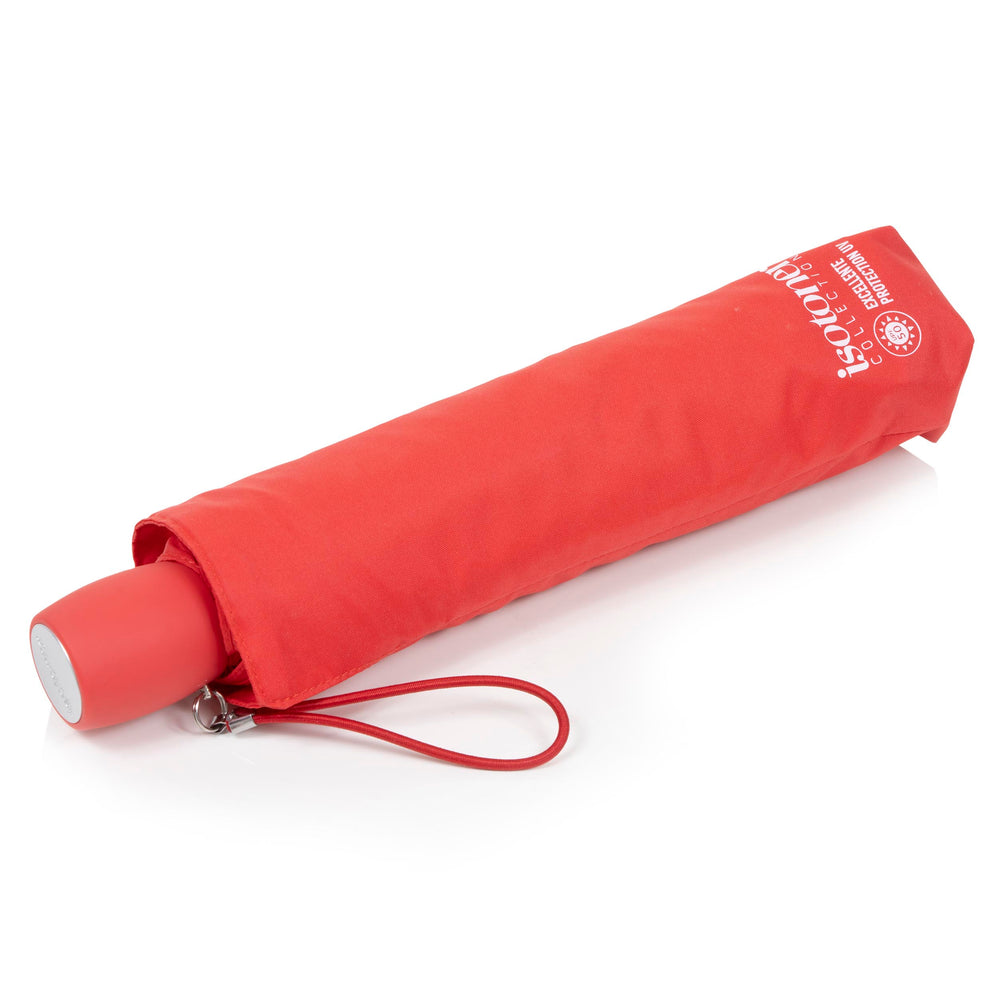 Paraguas sombrilla Rojo Coral UPF50+ - Isotoner