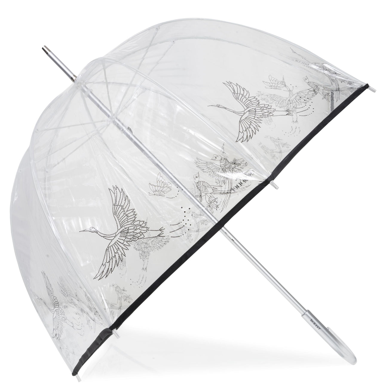 Paraguas Transparente PVC/Garza Cenicienta