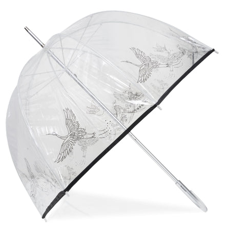 Paraguas Transparente PVC/Garza Cenicienta - Isotoner