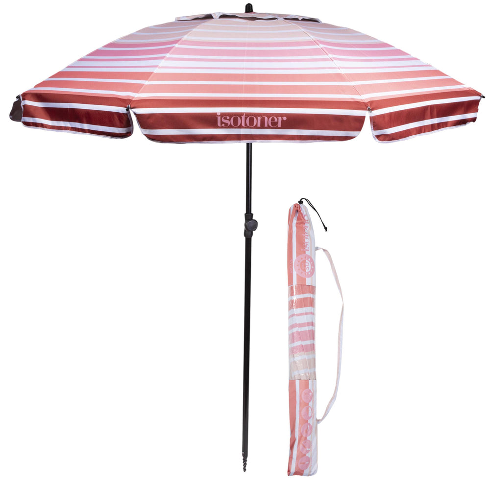 Sombrilla de playa Rayado salmón - Isotoner