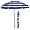 Sombrilla de playa Gris/Blanca rayure mixte marine Isotoner