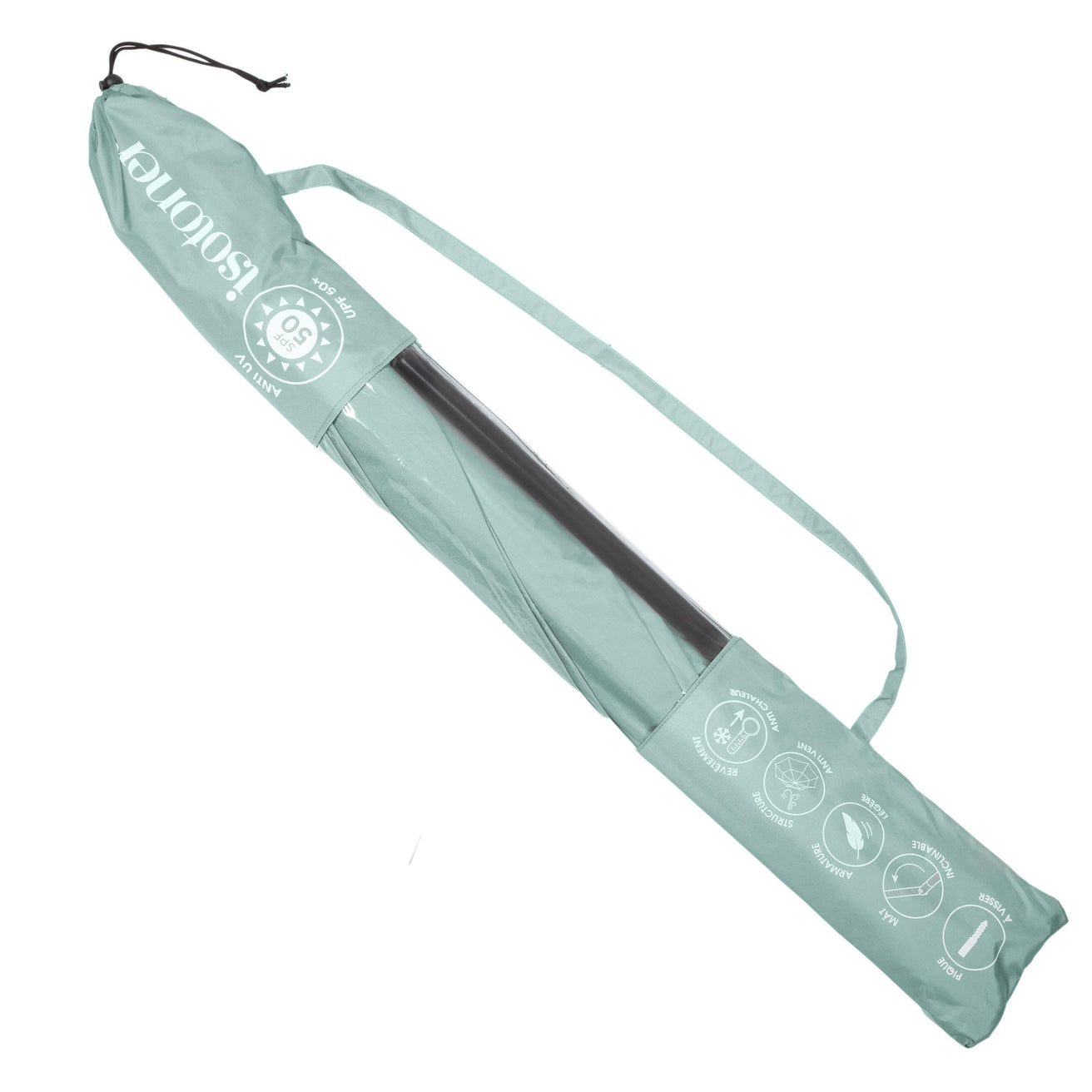 Sombrilla de playa Verde agua