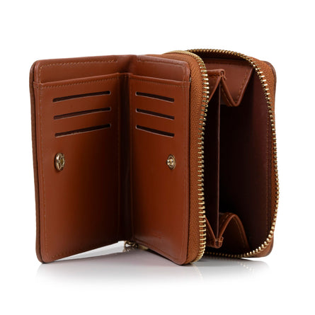 Cartera Mujer compacta Camel - Isotoner