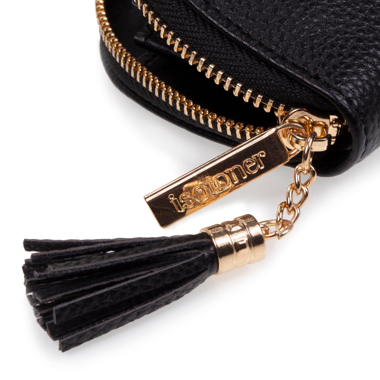 Cartera media luna Mujer Negro