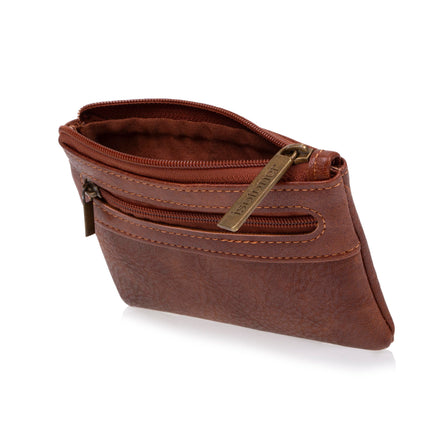 Cartera con cremallera Hombre Camel - Isotoner