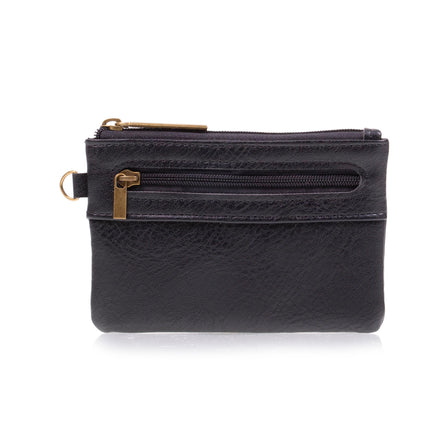 Cartera con cremallera Hombre Negro - Isotoner