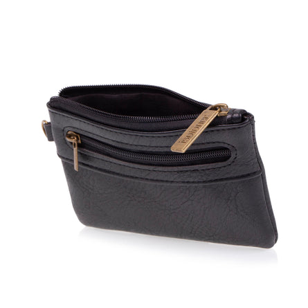 Cartera con cremallera Hombre Negro - Isotoner