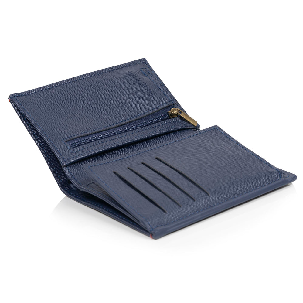 Cartera 3 compartimentos Hombre Azul Marino - Isotoner