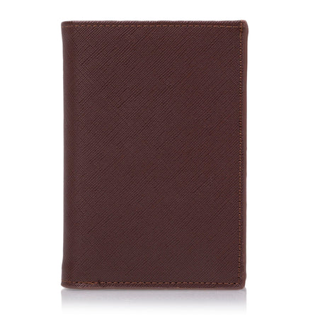 Cartera 3 compartimentos Hombre Marrón - Isotoner