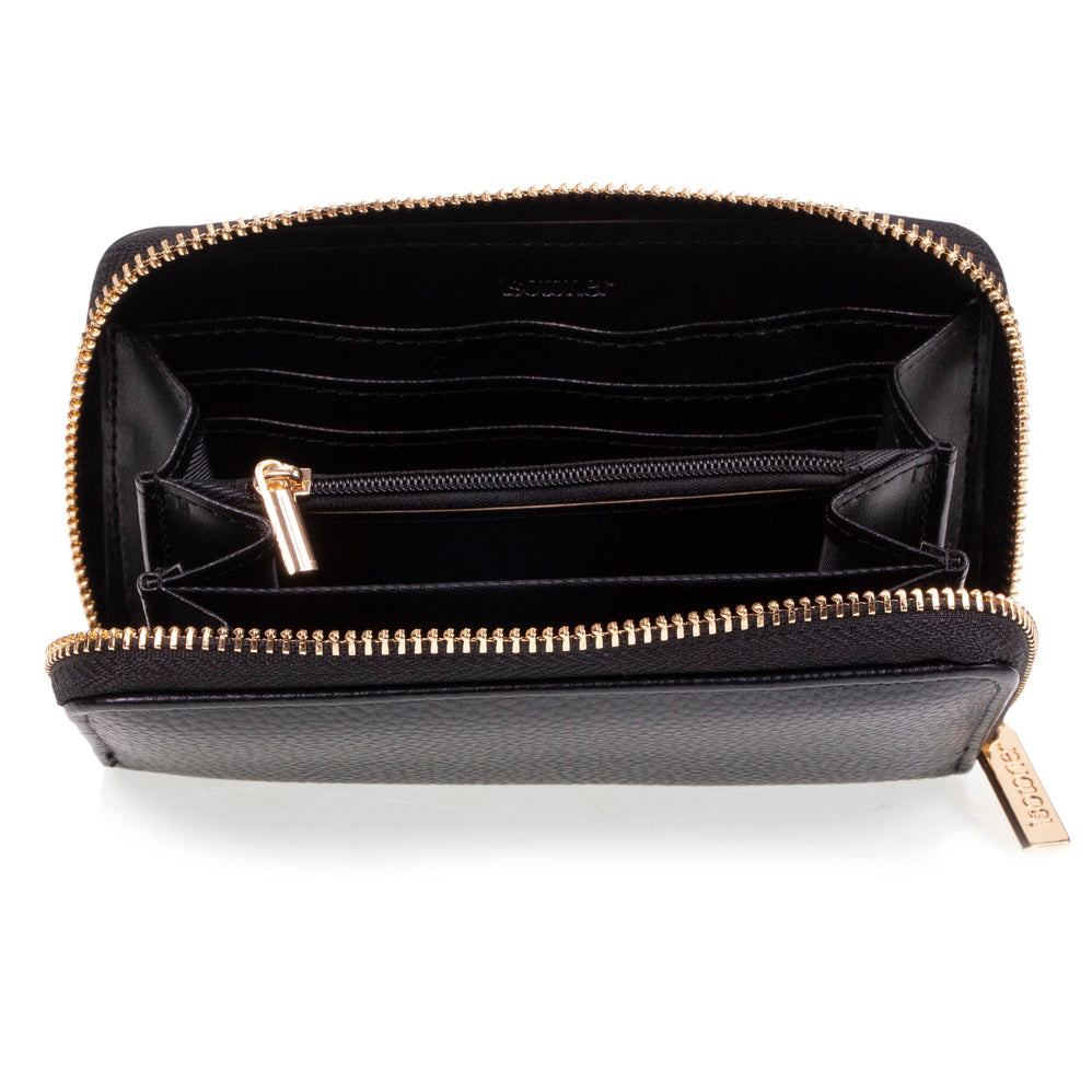 Cartera Mujer cremallera Negro - Isotoner