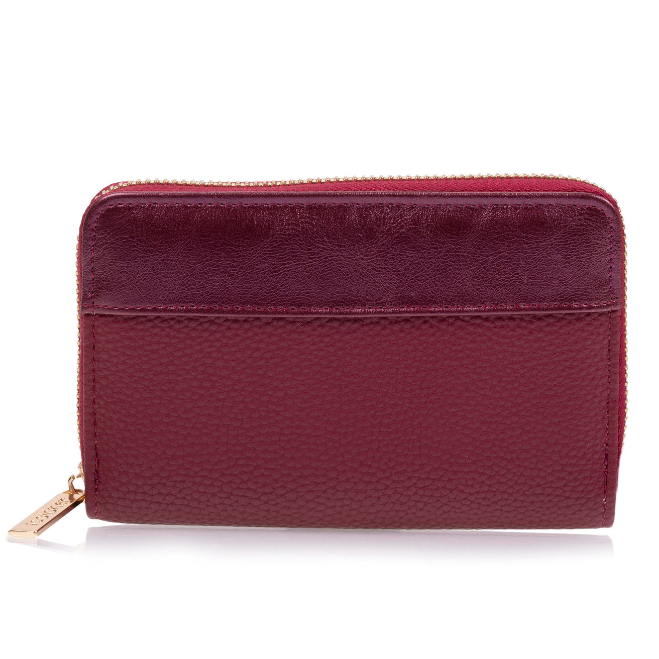 Cartera Mujer cremallera Rojo