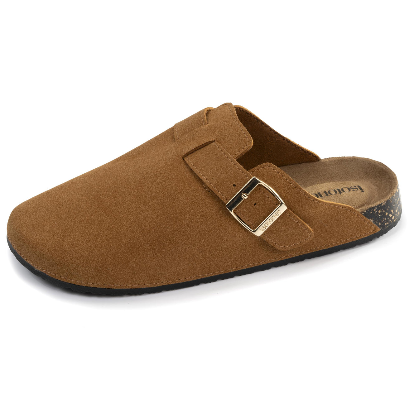 Zuecos Mujer Camel