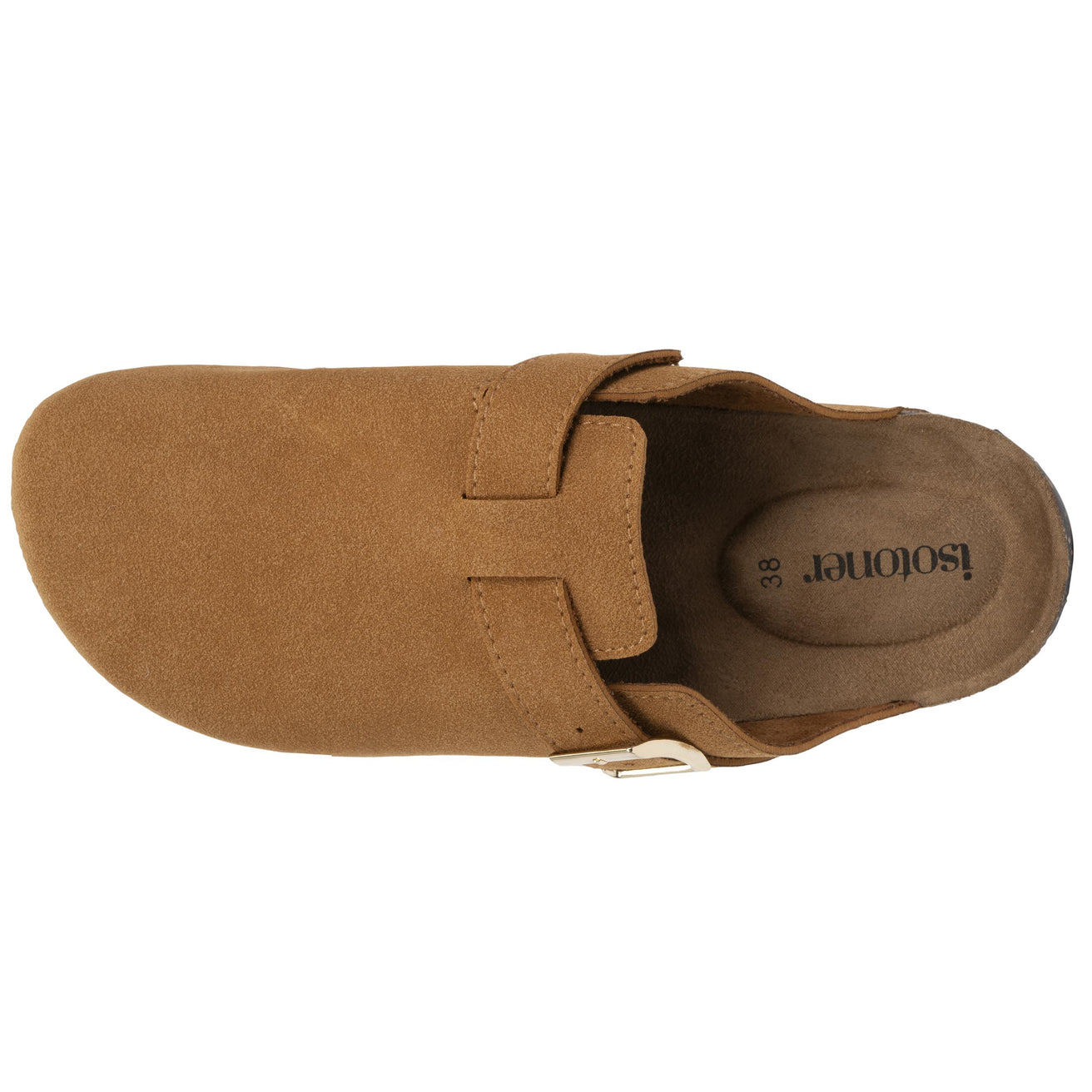 Zuecos Mujer Camel