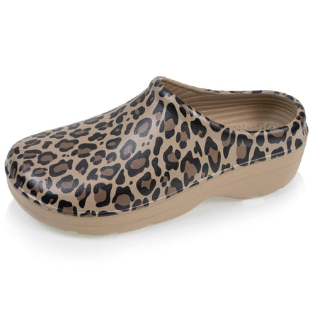 Zuecos de jardinería Mujer Leopardo - Isotoner