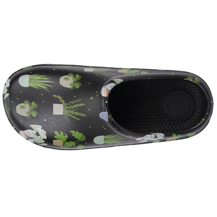 Zuecos de jardinería Mujer Negro Planta - Isotoner