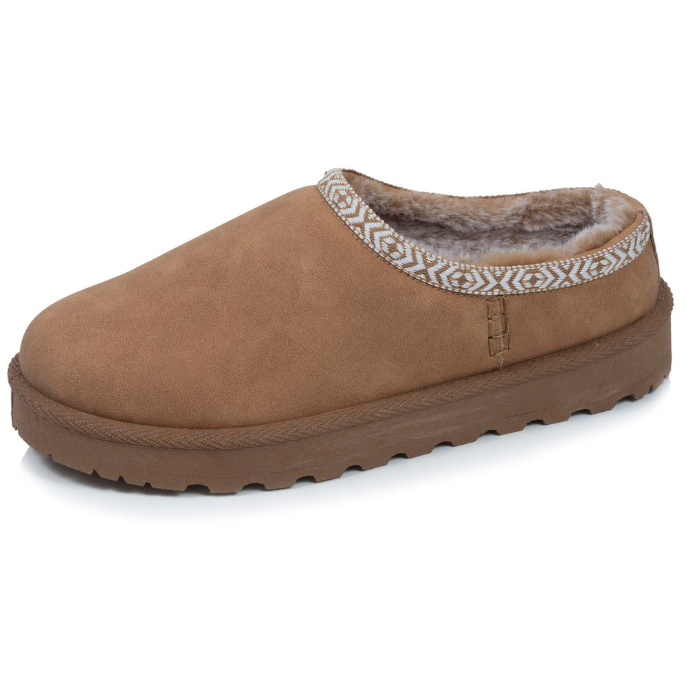 Zuecos Cozy Mujer forrados Camel - Isotoner
