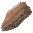 Zuecos Cozy Mujer forrados Camel