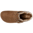 Zuecos Mujer Camel pespuntes blancos