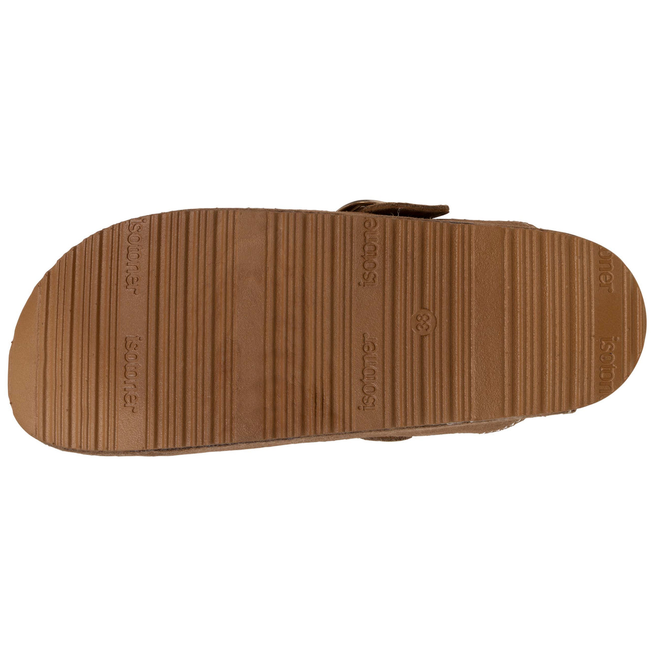 Zuecos Mujer Camel pespuntes blancos