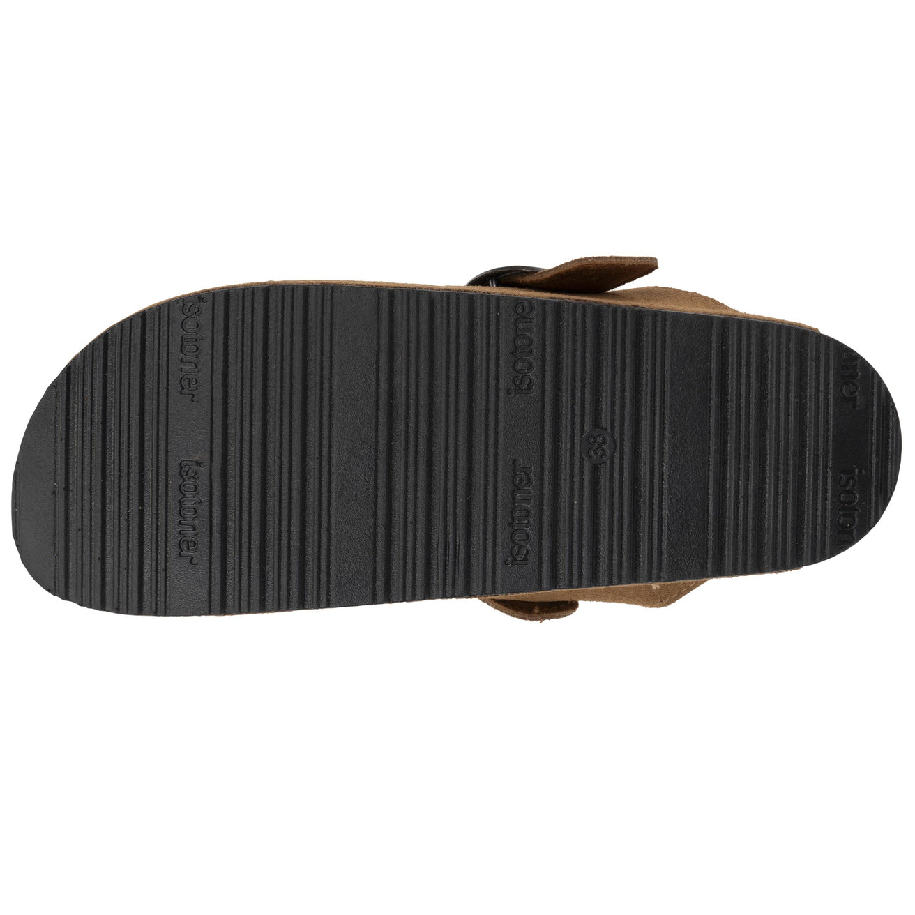 Zuecos Mujer cuero Camel