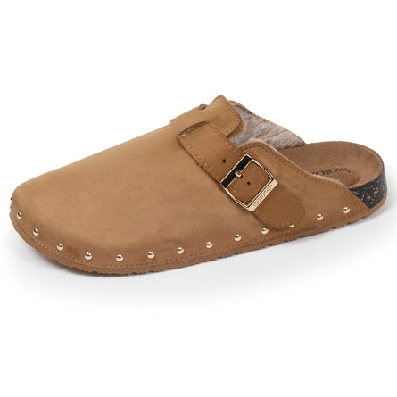 Zuecos Mujer forro Camel tachuelas - Isotoner