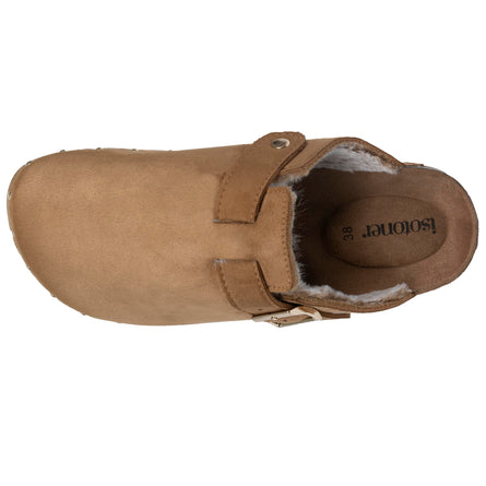 Zuecos Mujer forro Camel tachuelas - Isotoner