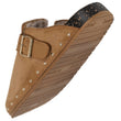 Zuecos Mujer forro Camel tachuelas