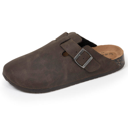 Zuecos Hombre forrados Marrón - Isotoner