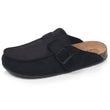 Zuecos Mocasines Mujer Negro