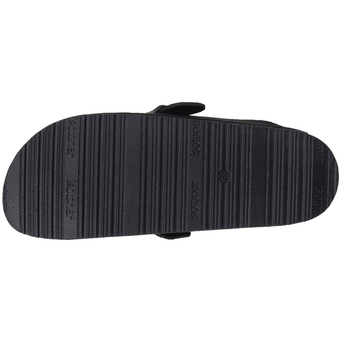 Zuecos Mocasines Mujer Negro