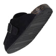Zuecos Mocasines Mujer Negro
