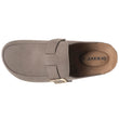 Zuecos Mocasines Mujer Topo