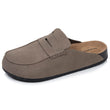 Zuecos Mocasínes Hombre Topo