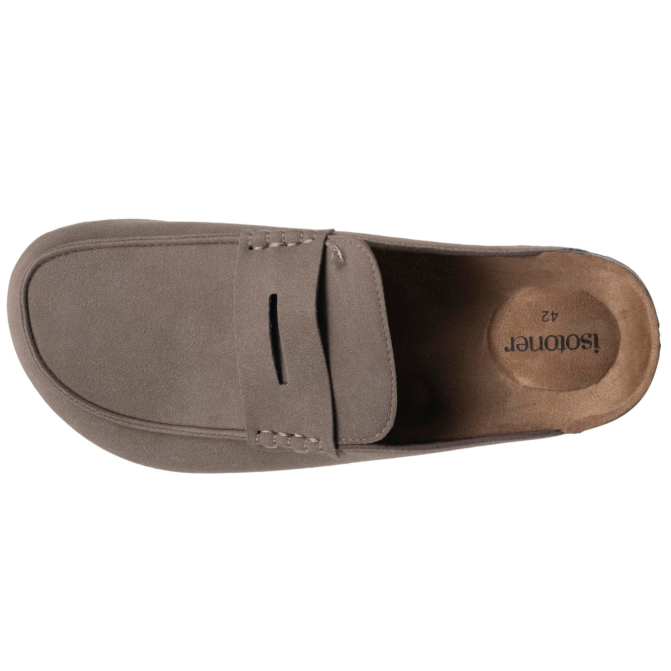 Zuecos Mocasínes Hombre Topo