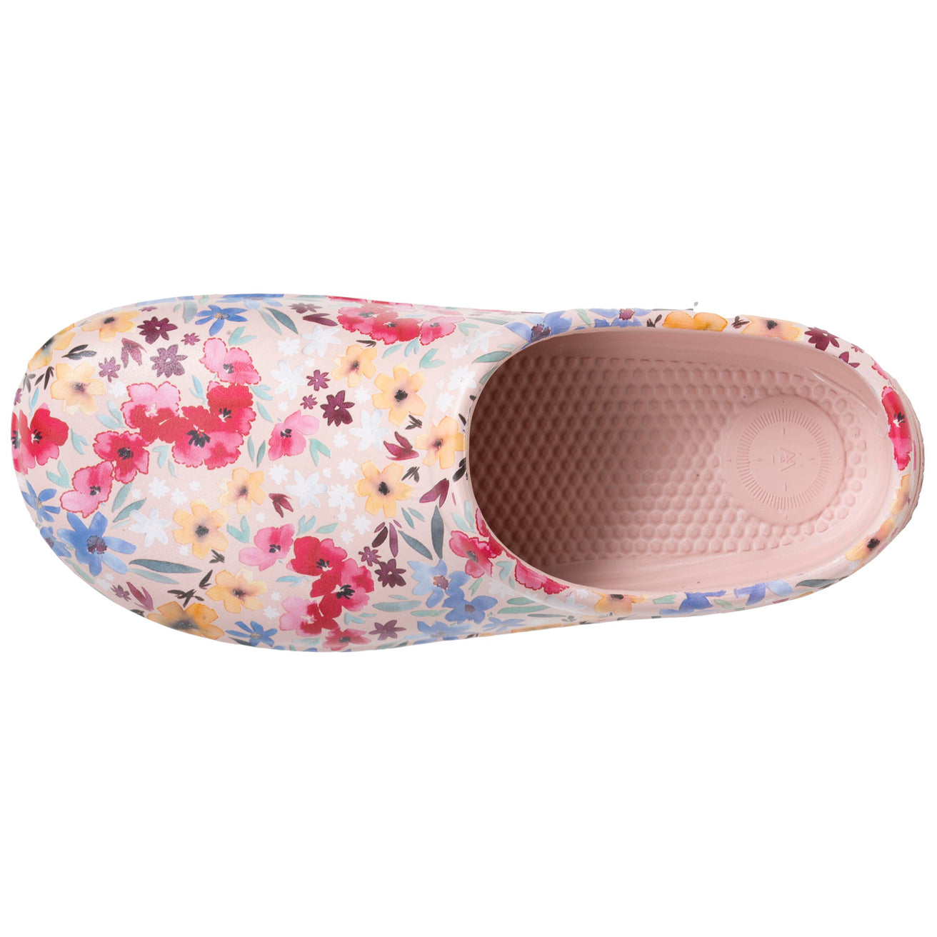 Zuecos de jardín para Mujer en estampado floral Rosa