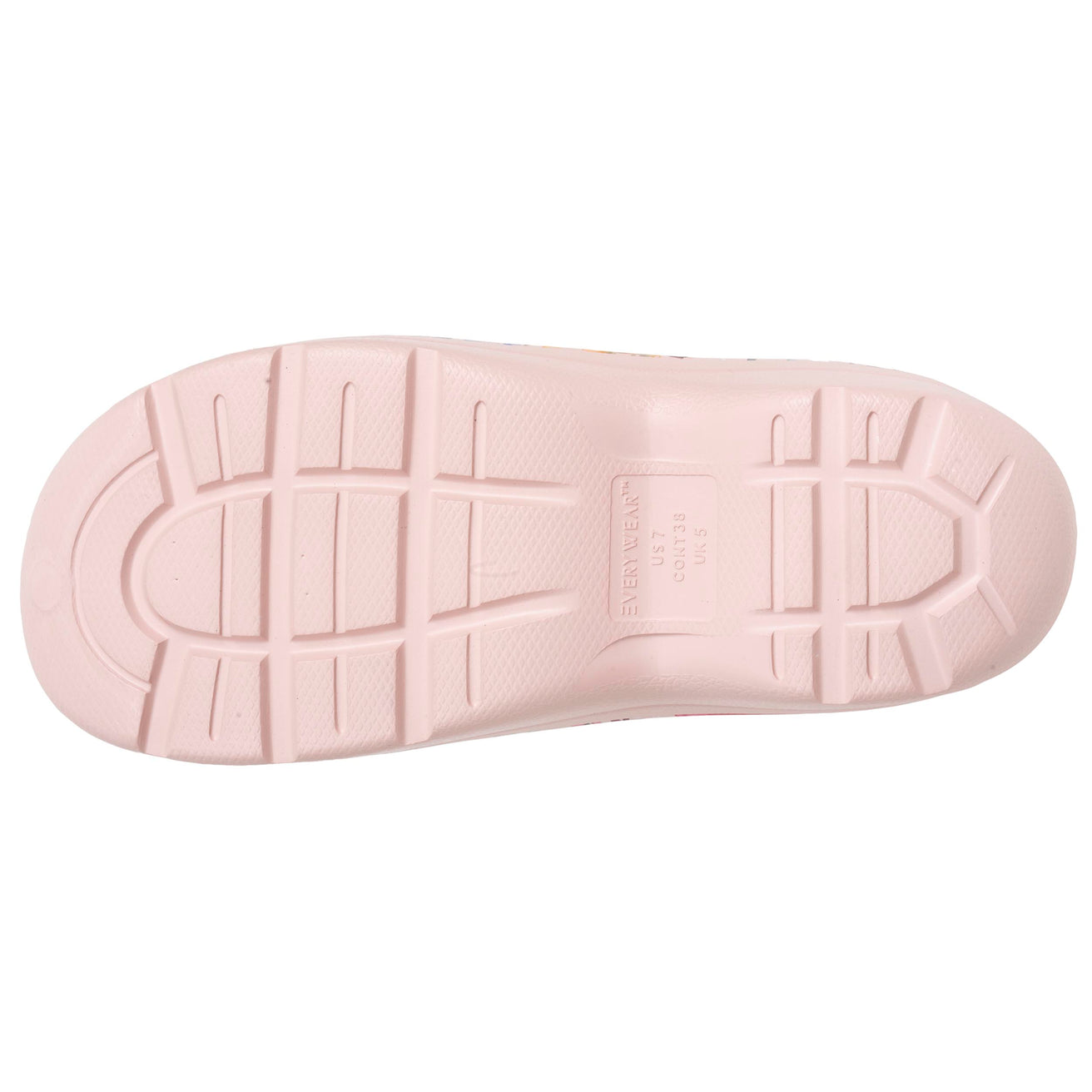 Zuecos de jardín para Mujer en estampado floral Rosa