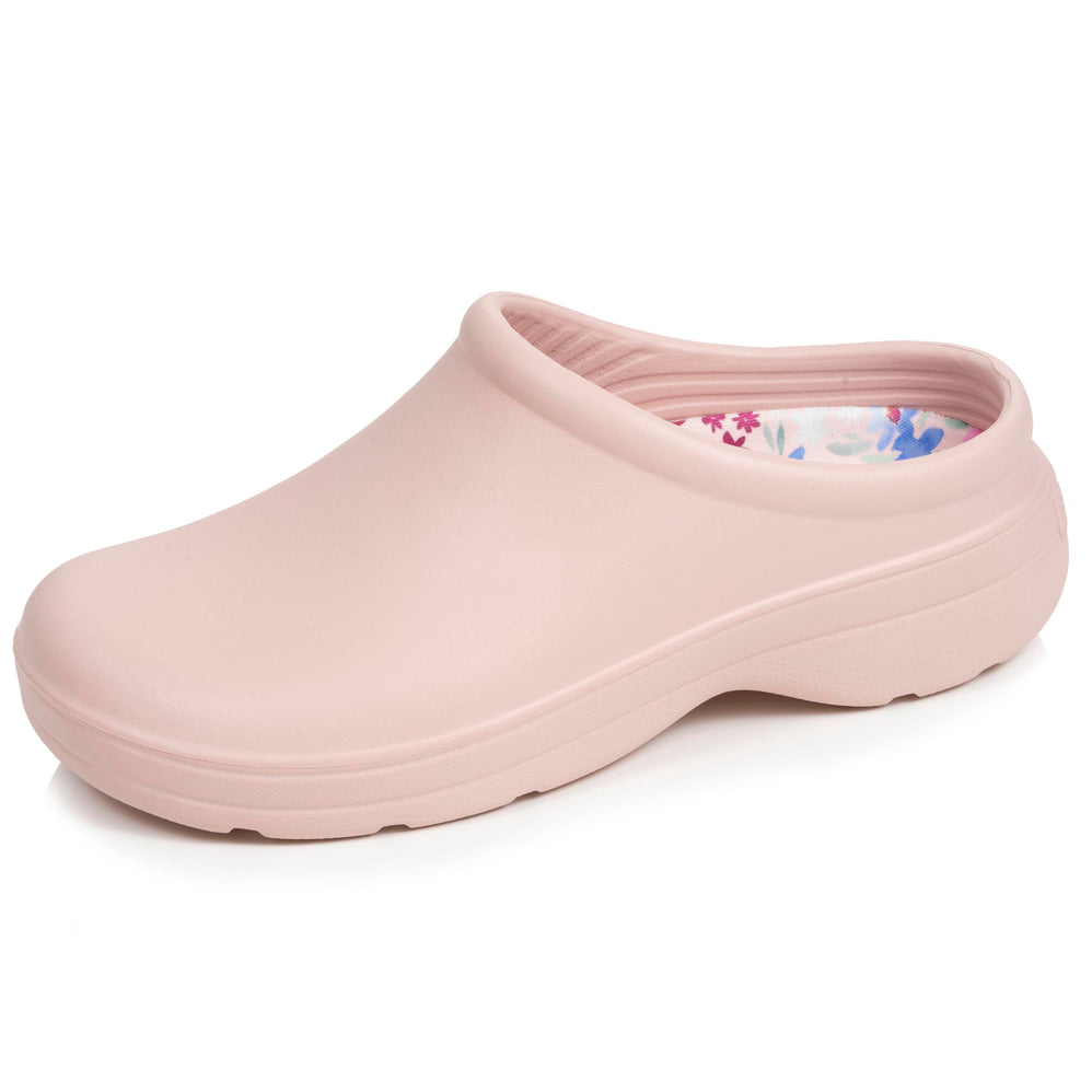 Zuecos de jardin Mujer Rosa interior floral - Isotoner