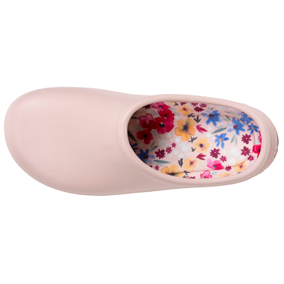 Zuecos de jardin Mujer Rosa interior floral - Isotoner