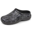 Zuecos de jardín Hombre estampado camuflaje Gris
