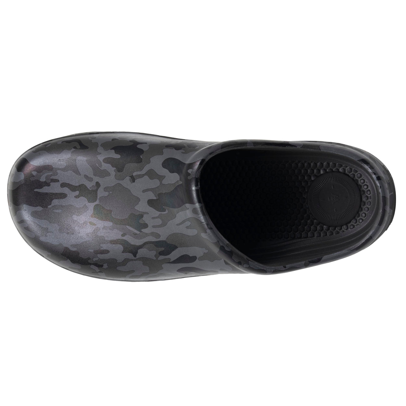 Zuecos de jardín Hombre estampado camuflaje Gris