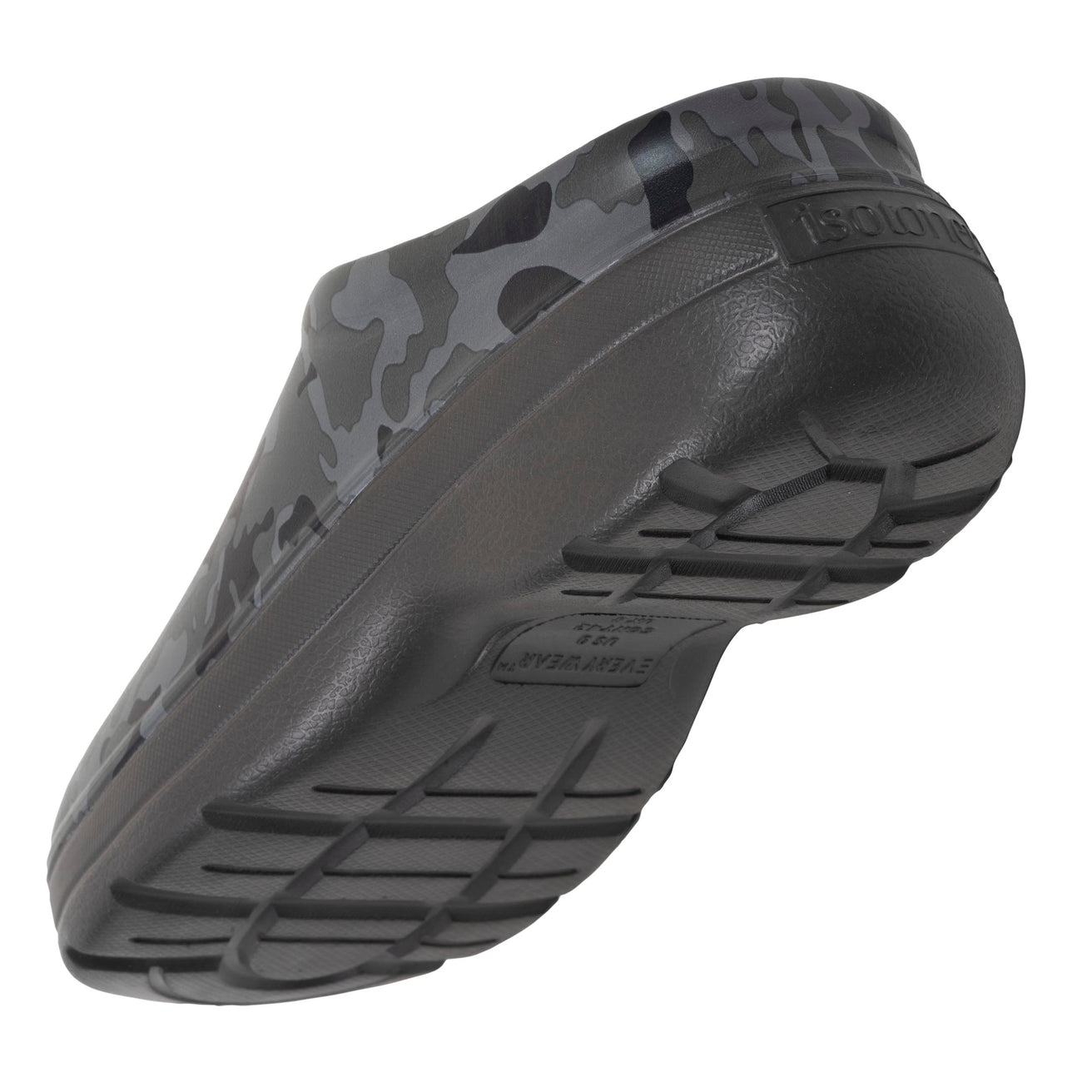 Zuecos de jardín Hombre estampado camuflaje Gris