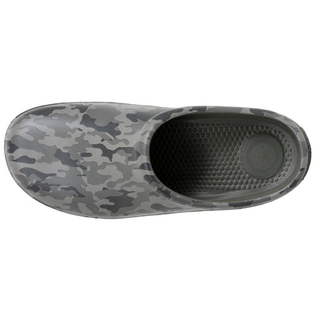 Zuecos Hombre estampado camuflaje caqui - Isotoner