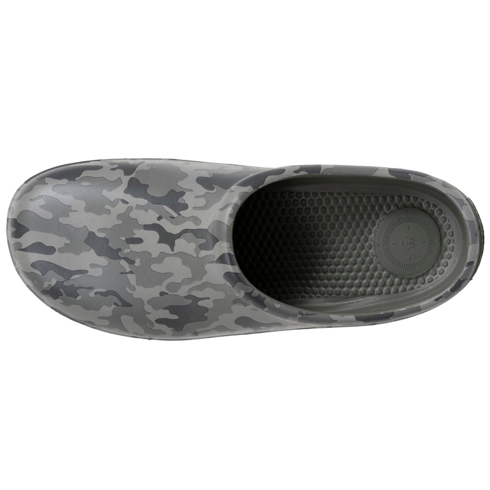 Zuecos de jardín Hombre estampado camuflaje caqui - Isotoner