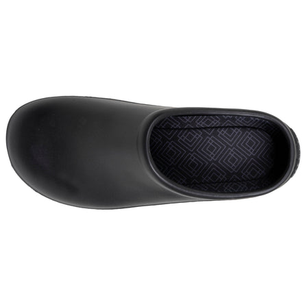 Zuecos de jardín Hombre Negro plantilla logo - Isotoner