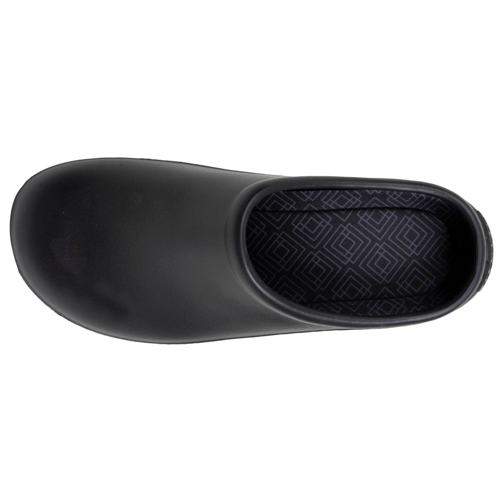 Zuecos de jardín Hombre Negro plantilla logo - Isotoner