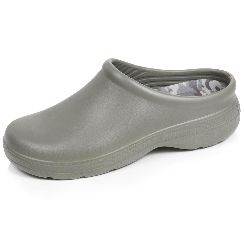Zuecos de jardín Hombre Caqui interior camuflaje  - Isotoner