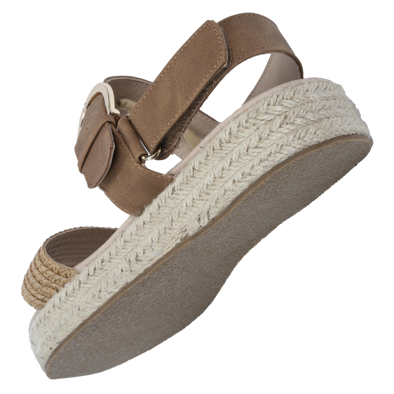 Sandalias Mujer Trenzadas Camel