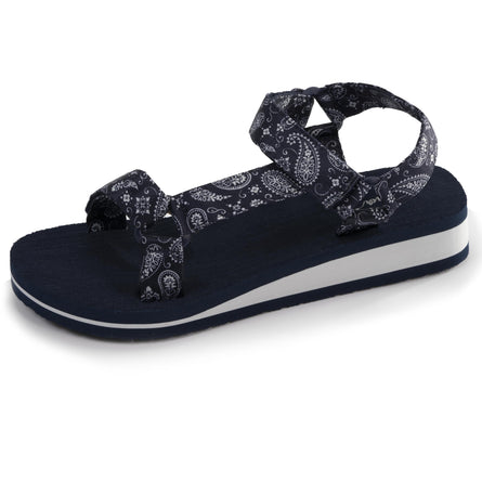 Sandalias Mujer sport tacón Marino - Isotoner