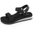 Sandalias Mujer sport tacón Negro